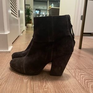Rag and bone Newbury suede bootie